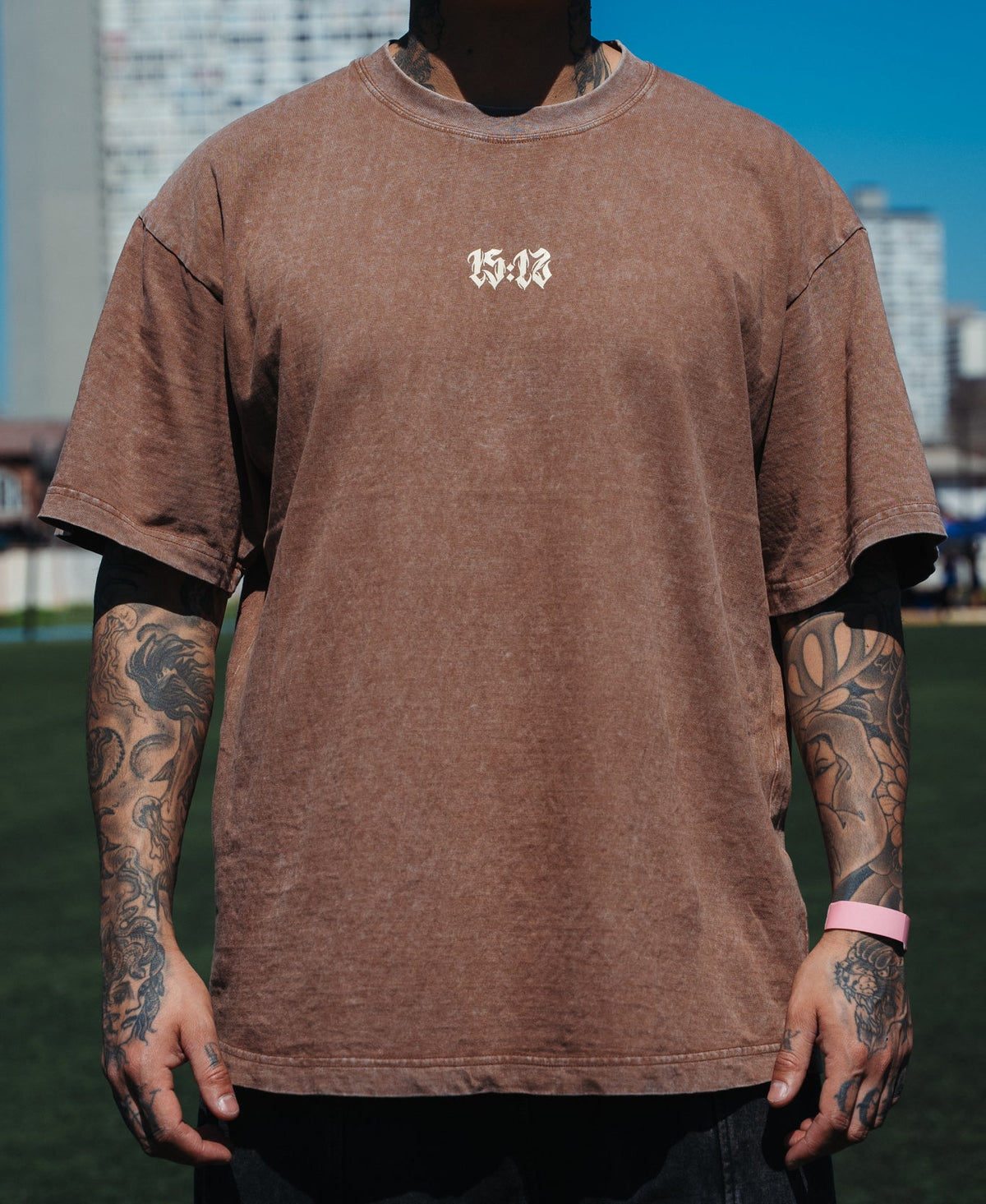 Polera oversize Brown RAW