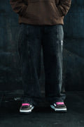 Pantalón buzo baggy fit acidwash