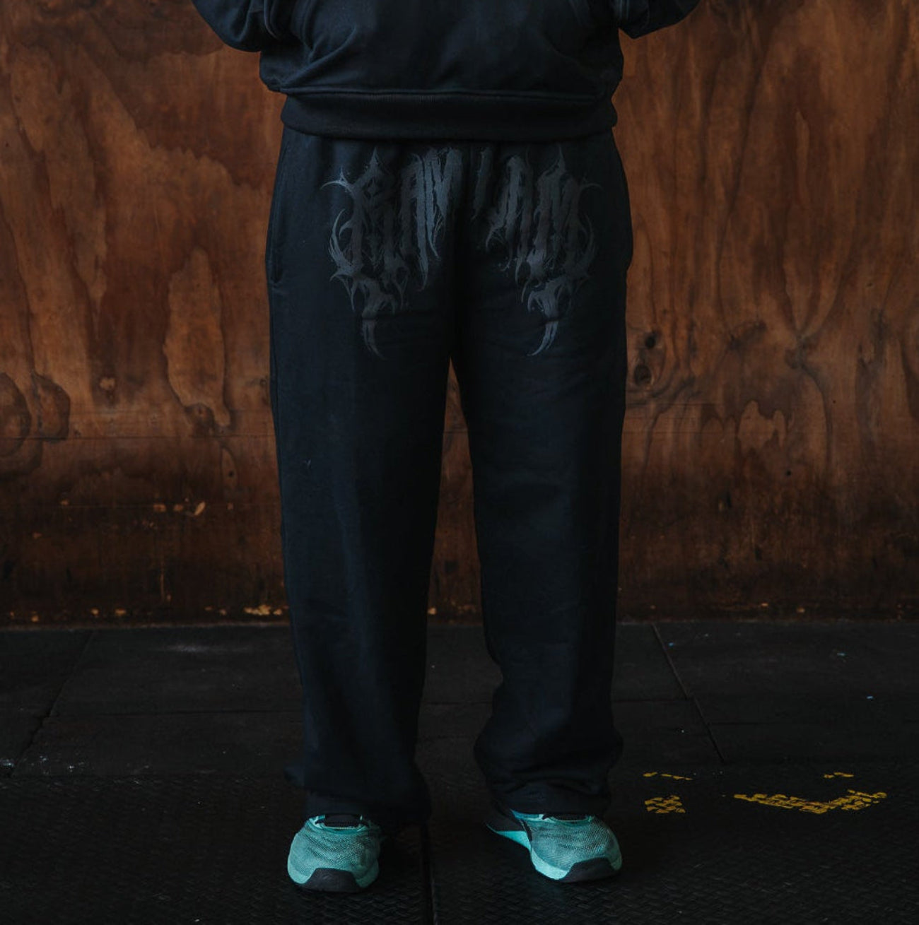 Pantalón buzo baggy fit RL All black