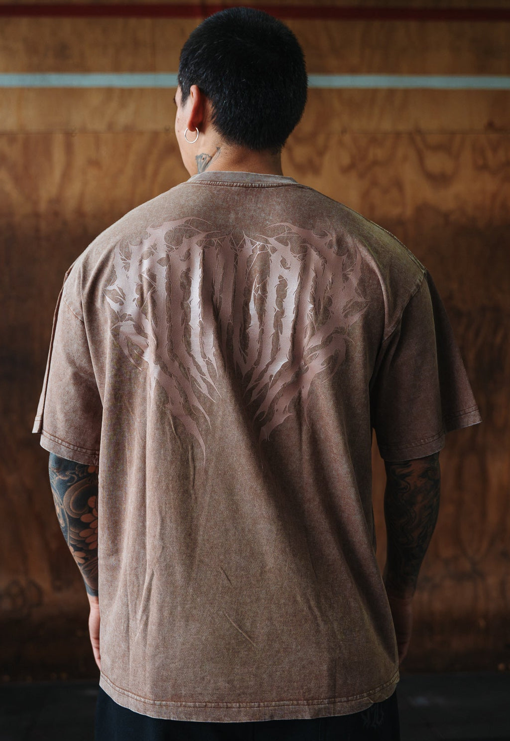 Polera oversize Brown SP