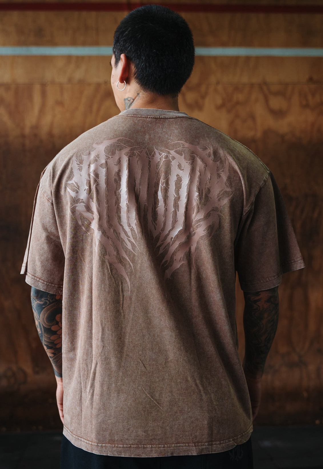 Polera oversize Brown SP