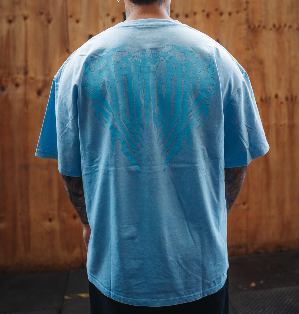 Polera oversize Sky blue SP