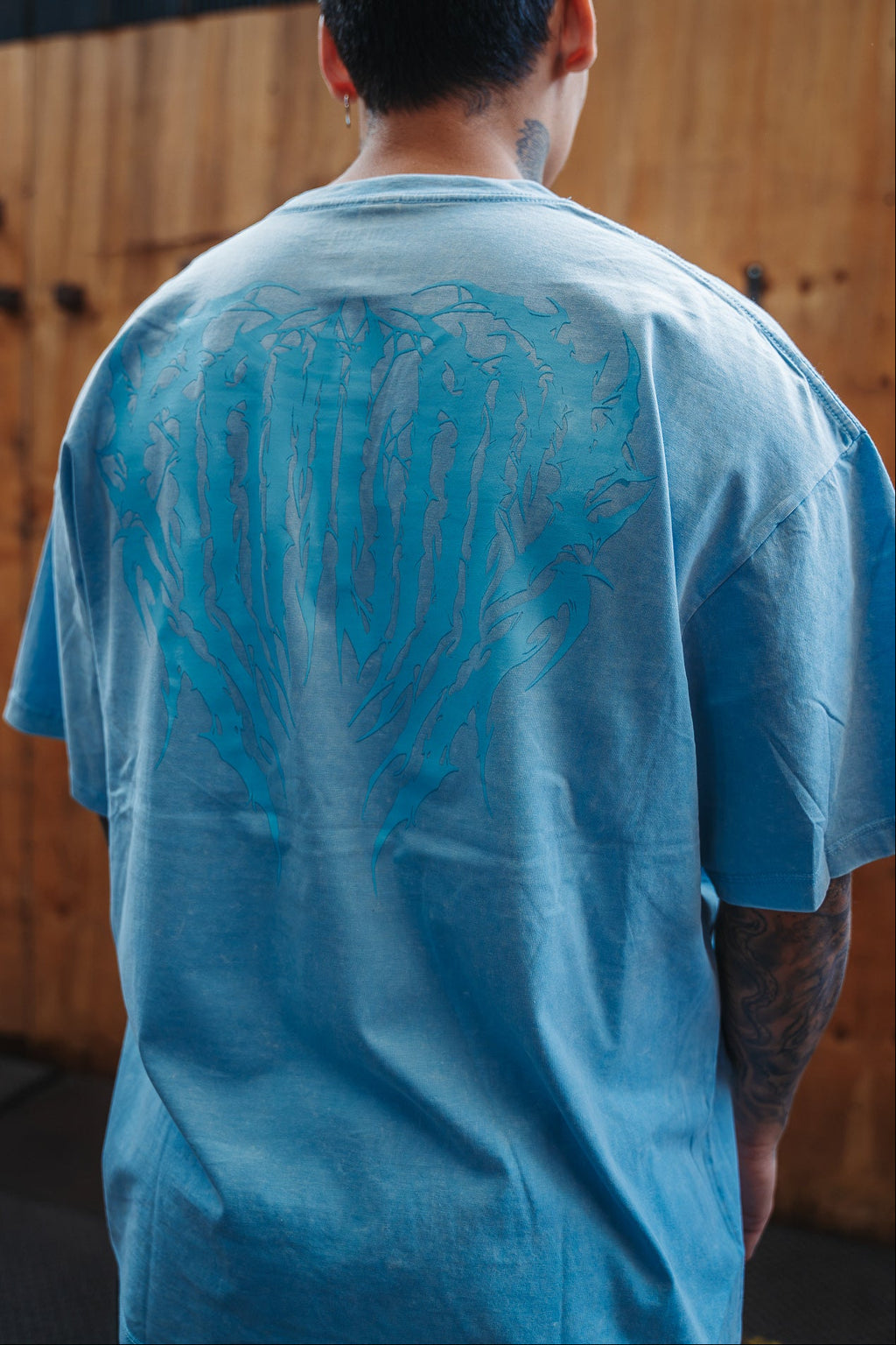 Polera oversize Sky blue SP