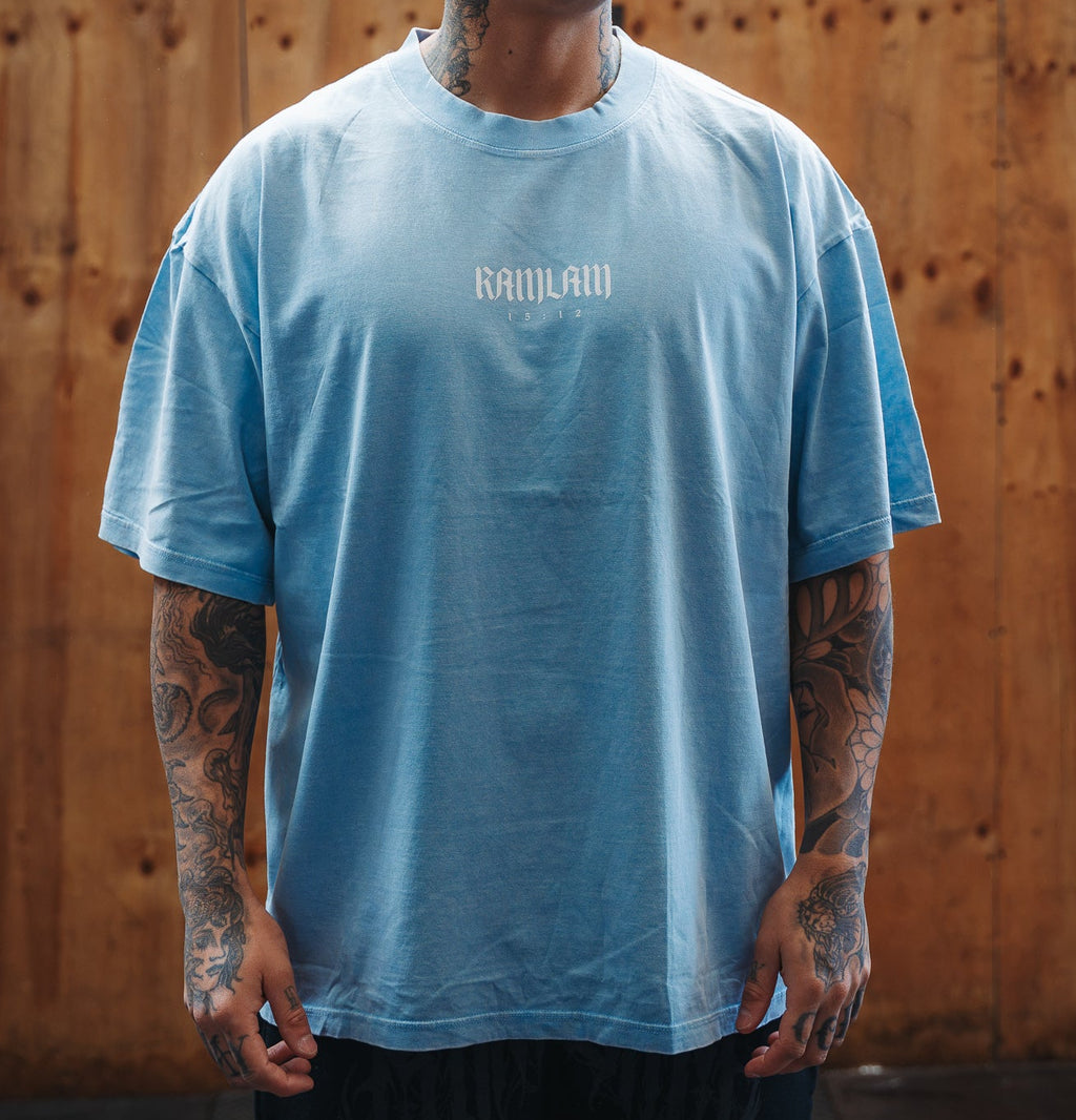 Polera oversize Sky blue