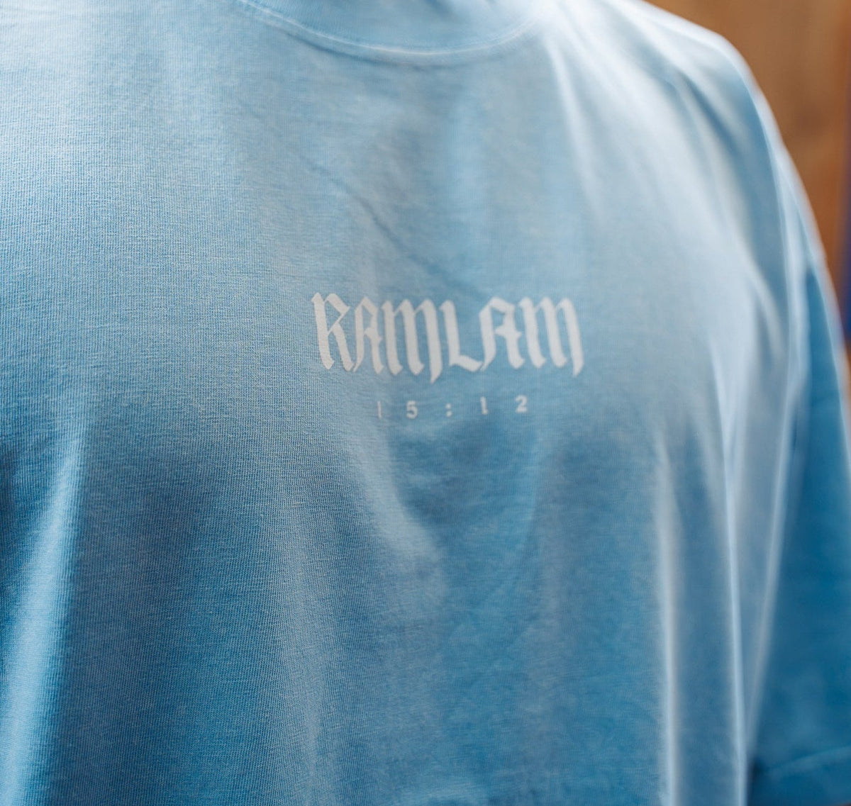 Polera oversize Sky blue