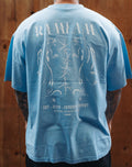 Polera oversize Sky blue/ Wt Panthers