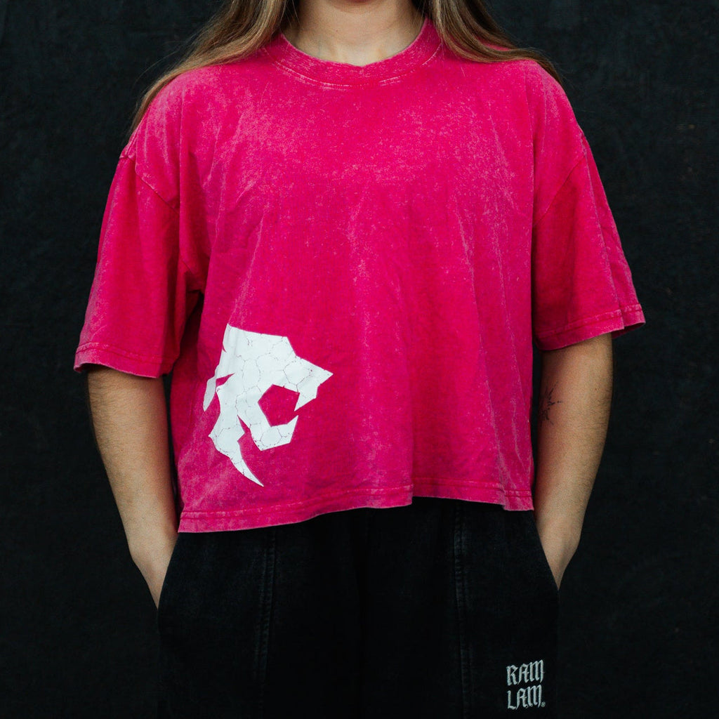Polera crop oversize Pink PRIMAL