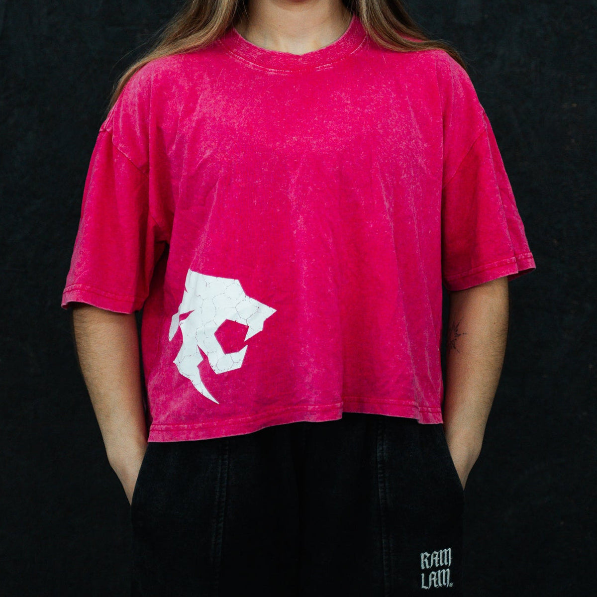 Polera crop oversize Pink PRIMAL