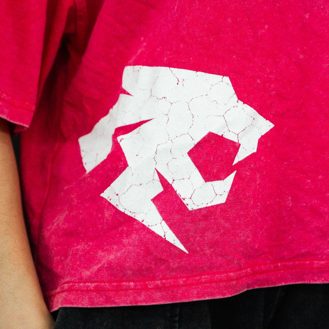 Polera crop oversize Pink PRIMAL
