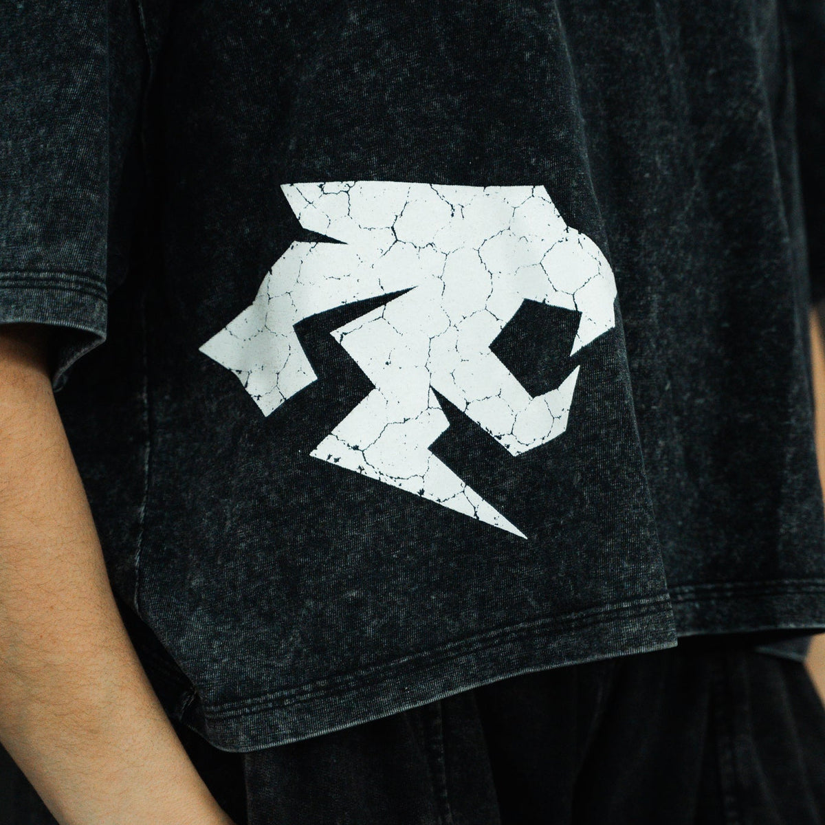 Polera crop oversize Black PRIMAL