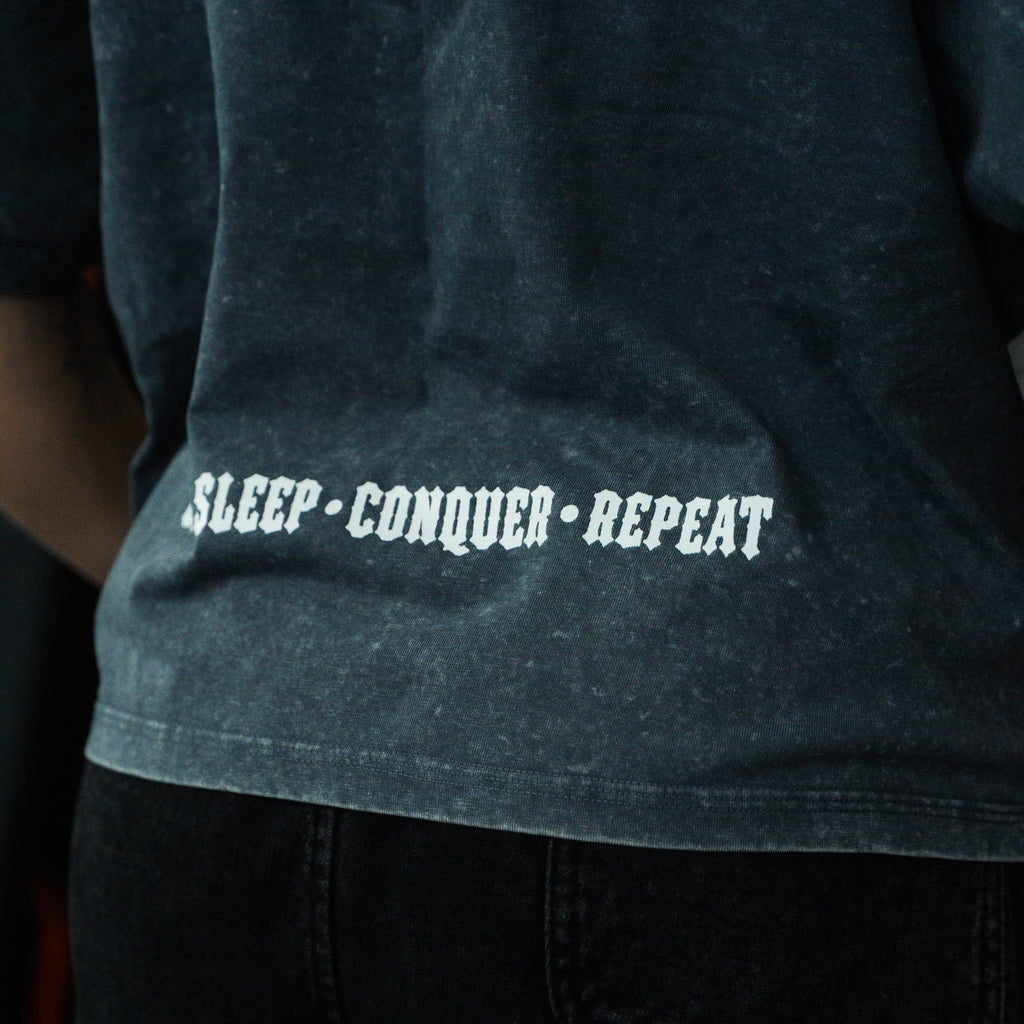 Polera crop oversize Gray PRIMAL