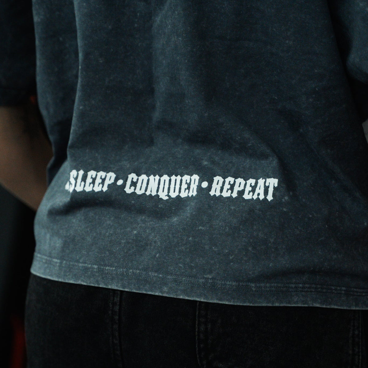Polera crop oversize Gray PRIMAL