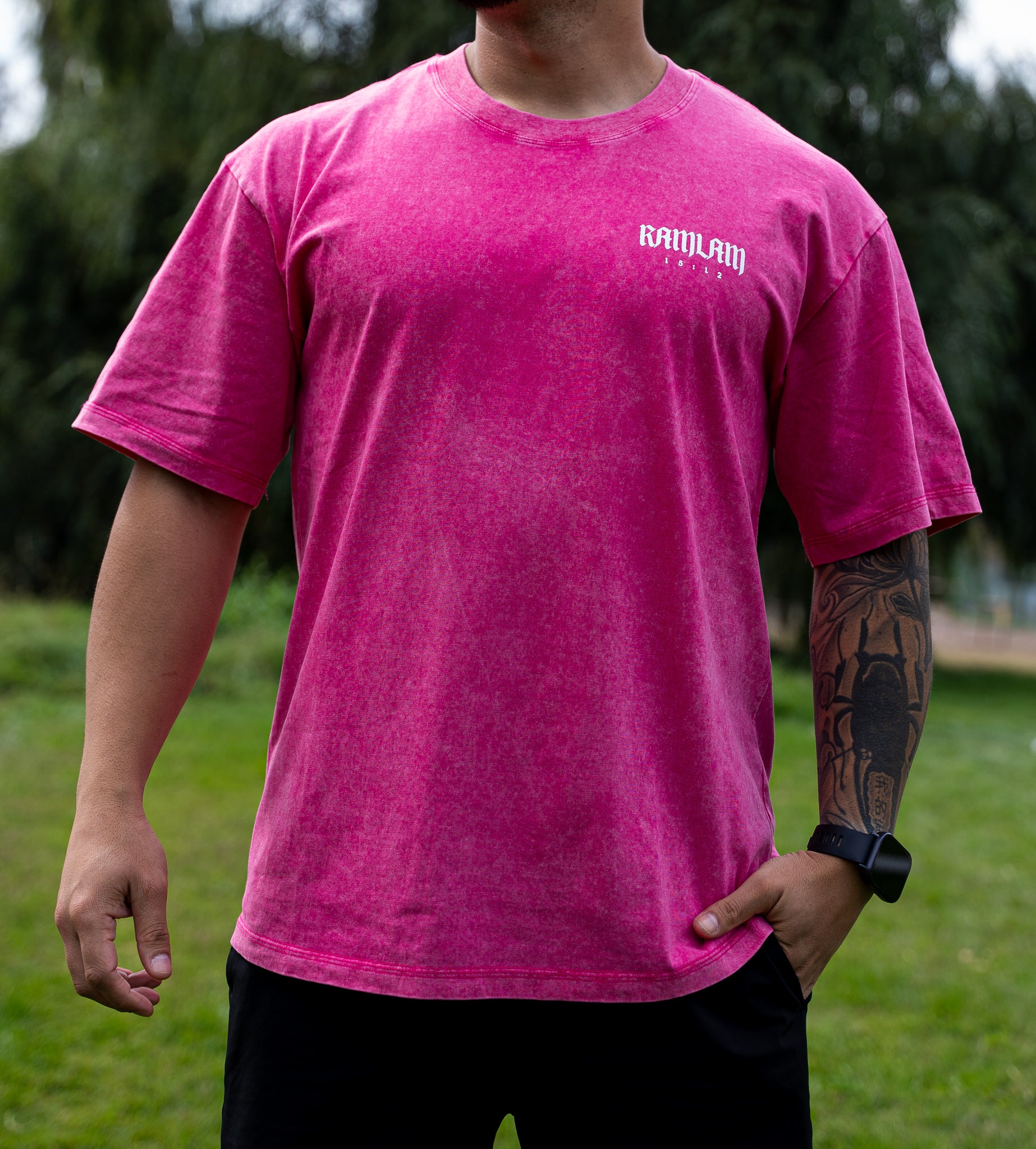 Polera oversize Pink/ Wt Panthers