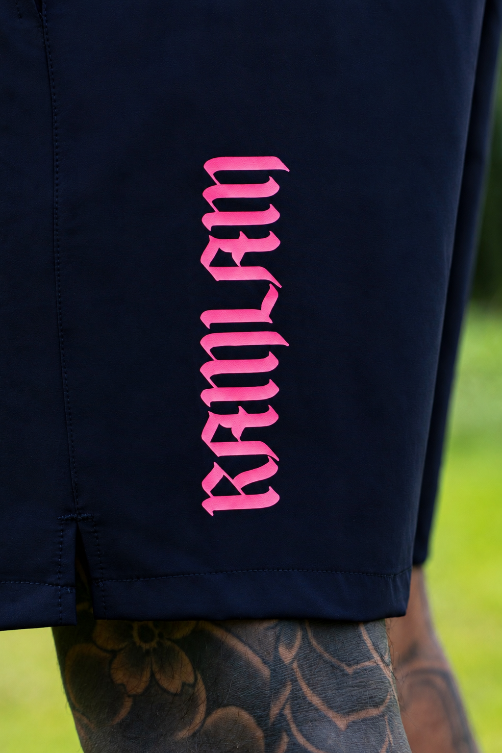 Short 7" Blue/fuchsia