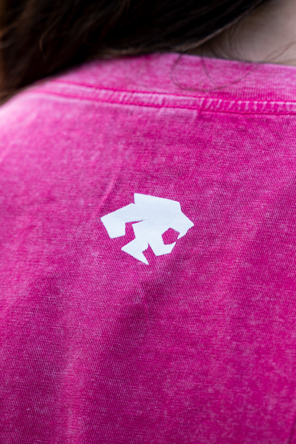 Polera crop oversize Pink