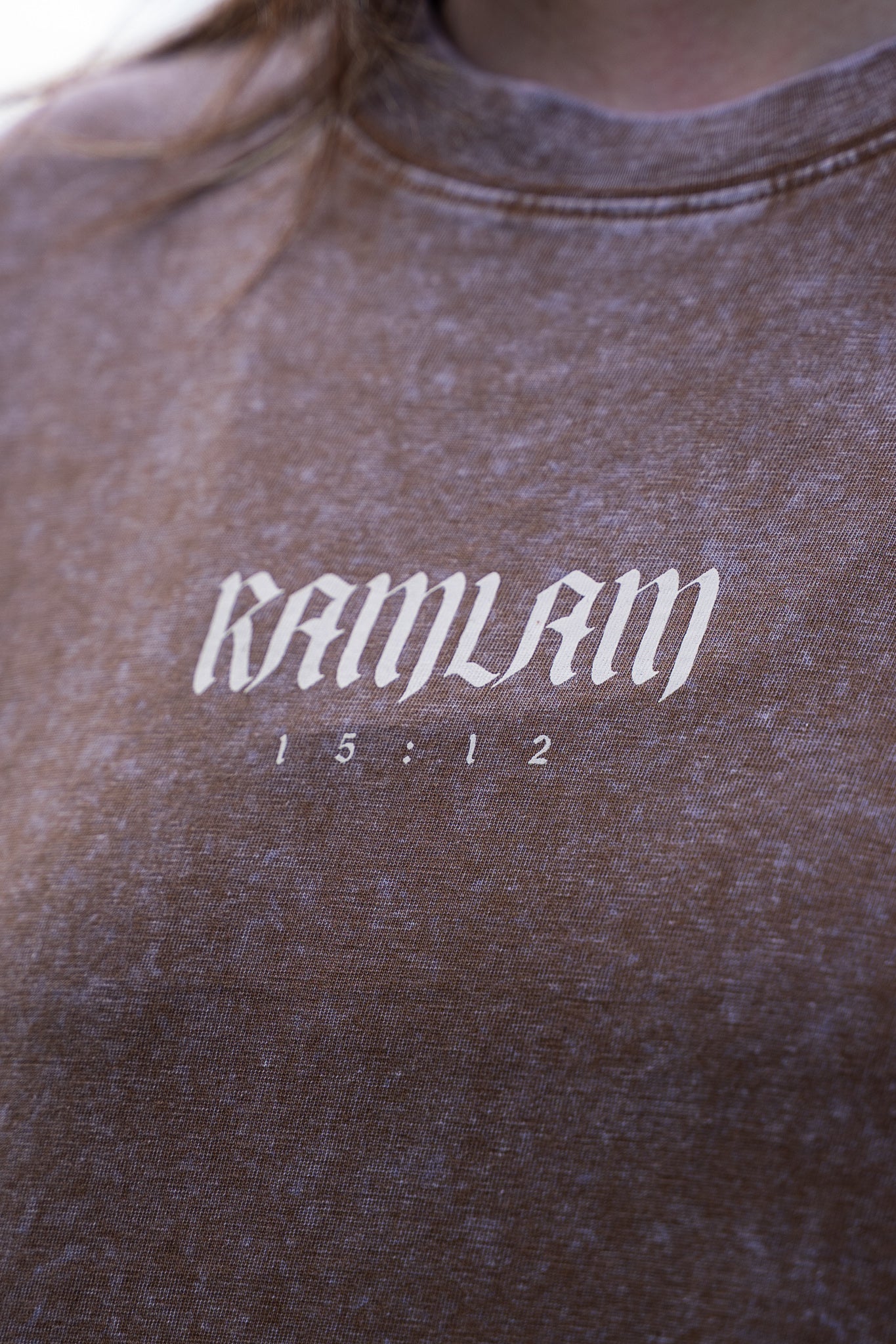 Polera crop oversize Brown A