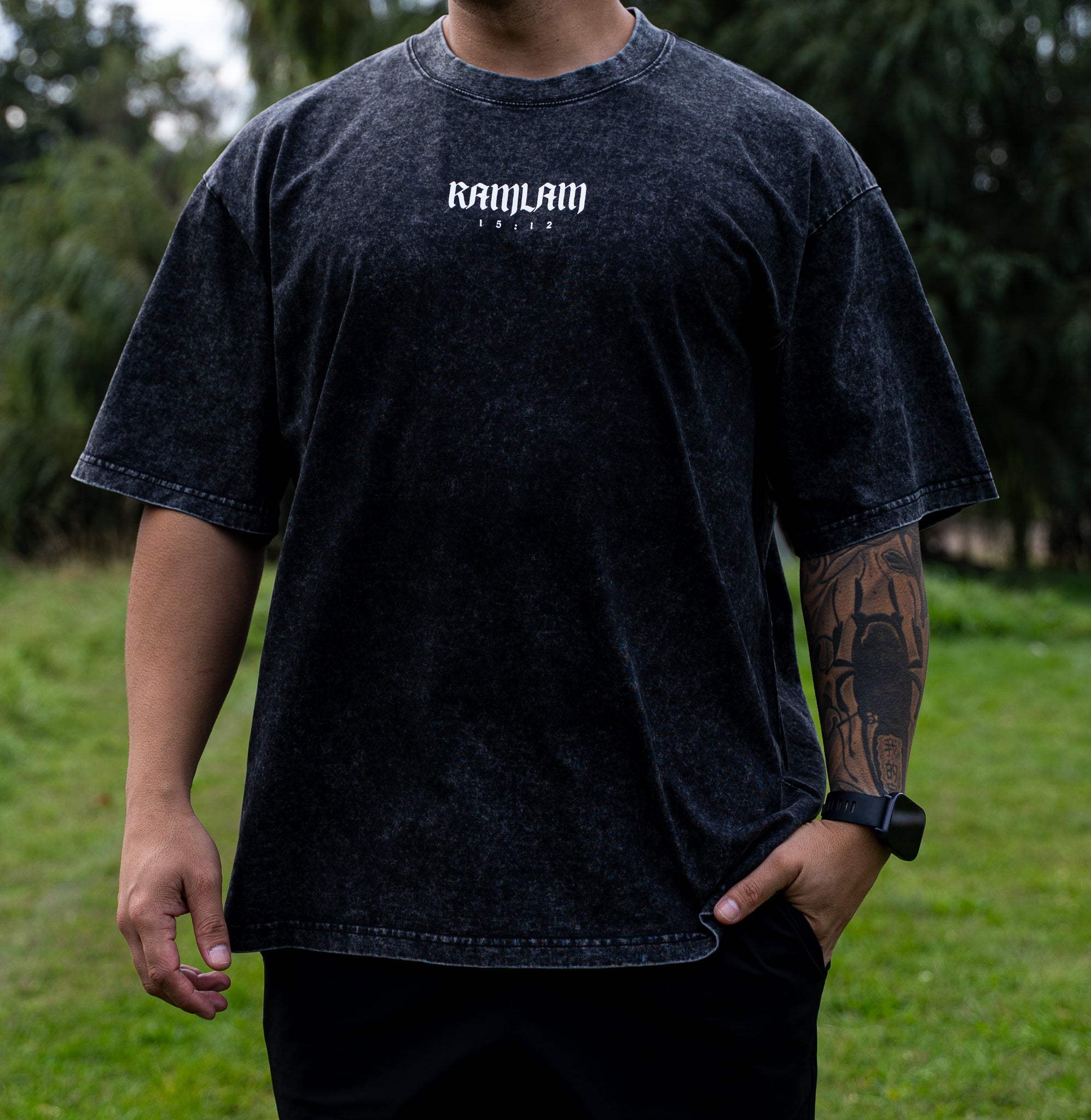 Polera oversize Black A