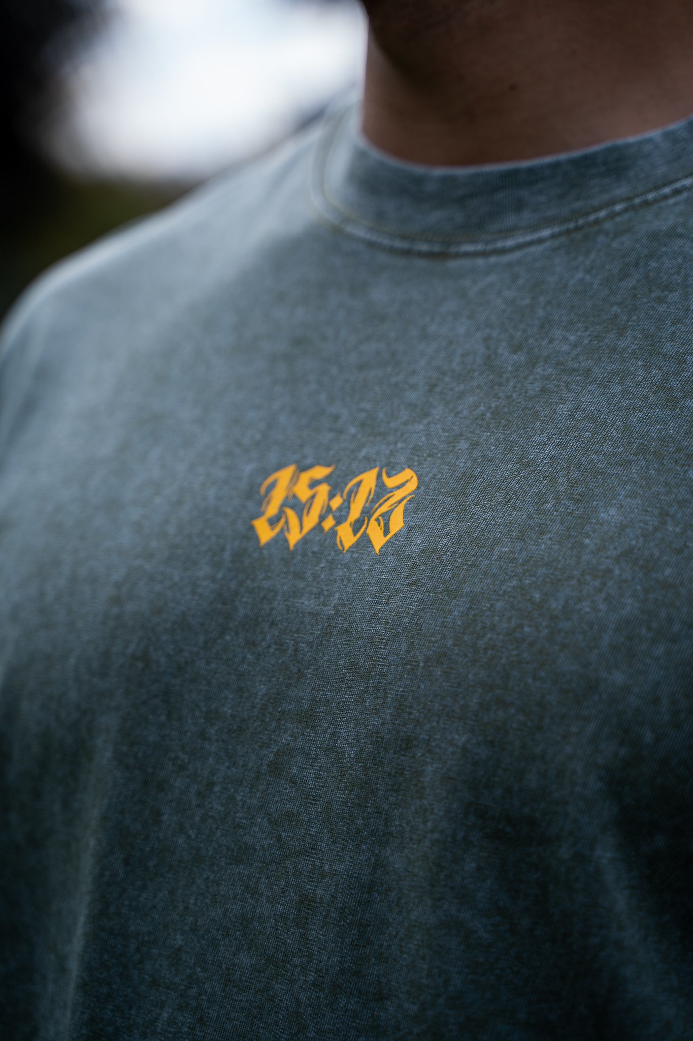Polera oversize Green RAW