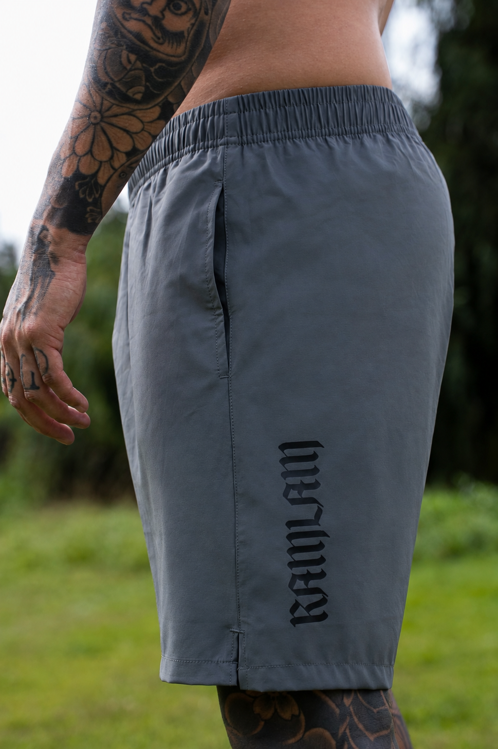 Short 7" Charcoal blue