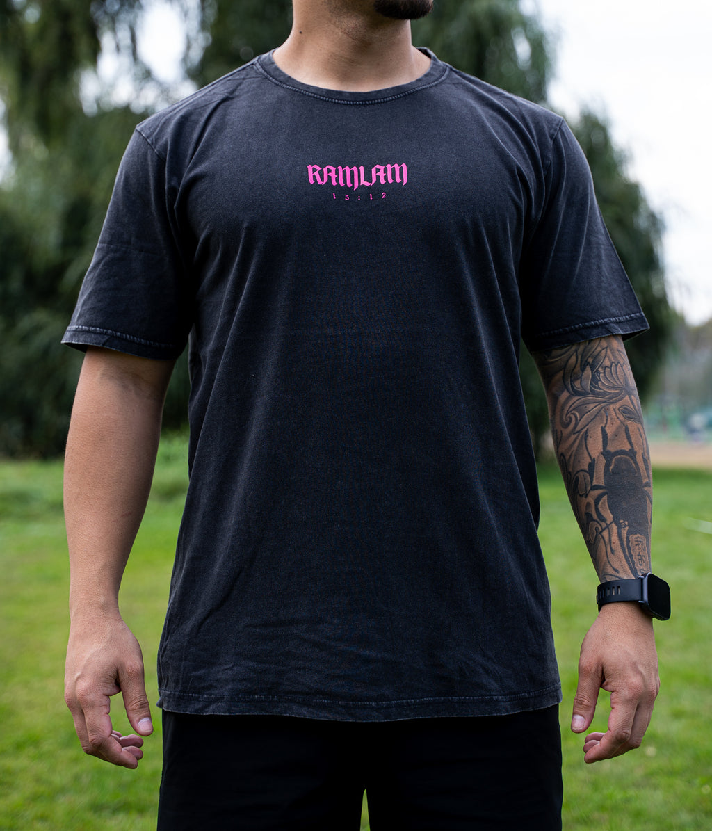 Polera regular Black/Fs A