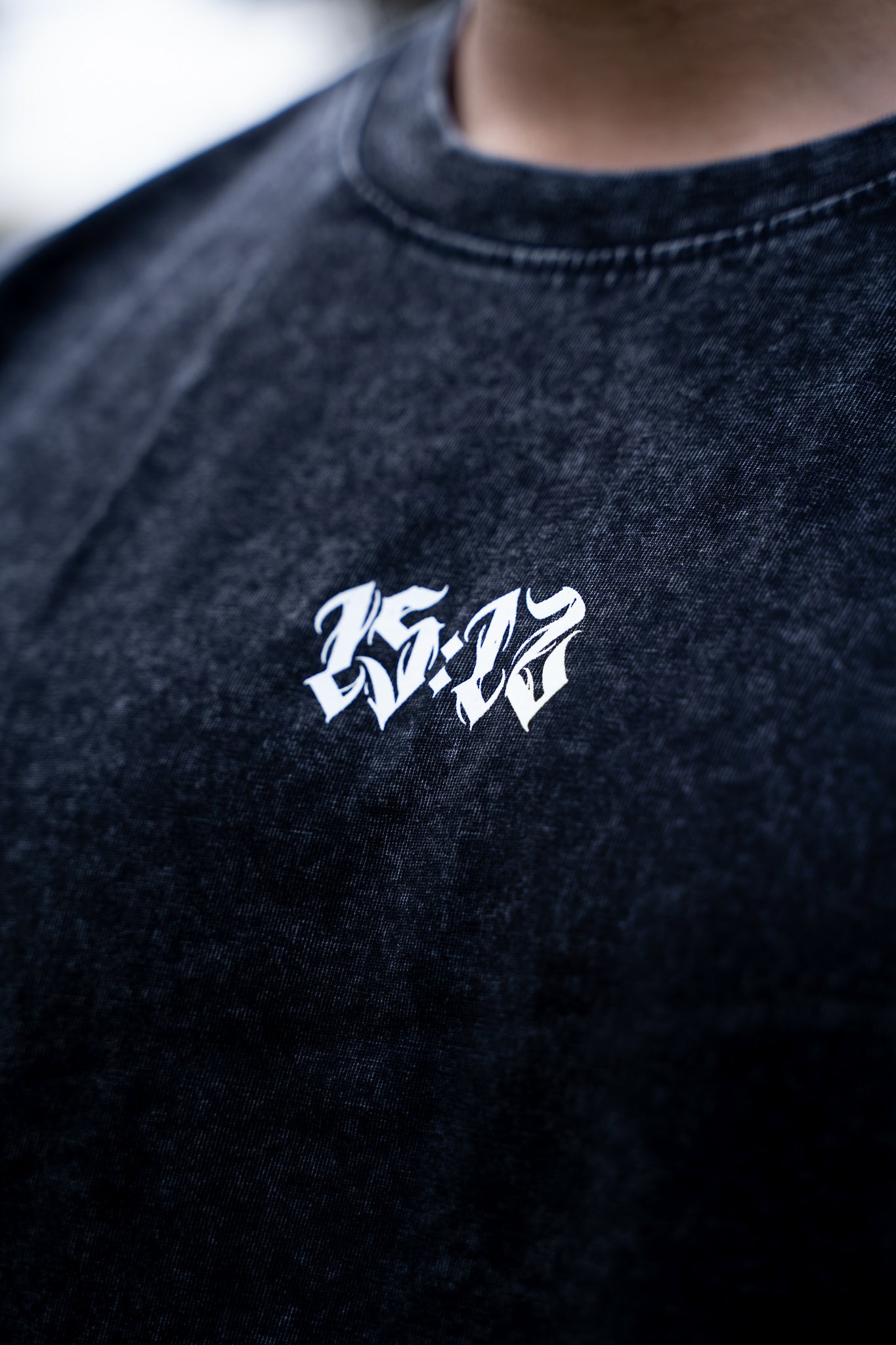 Polera oversize Black RAW