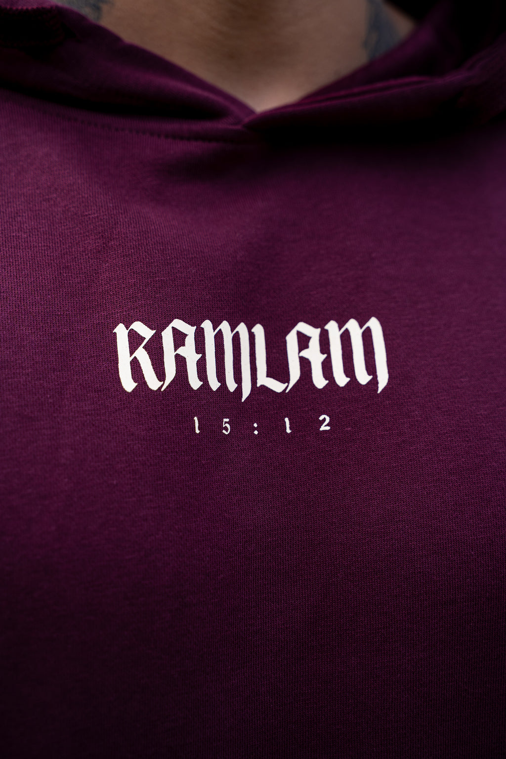 Hoodie regular burgundy