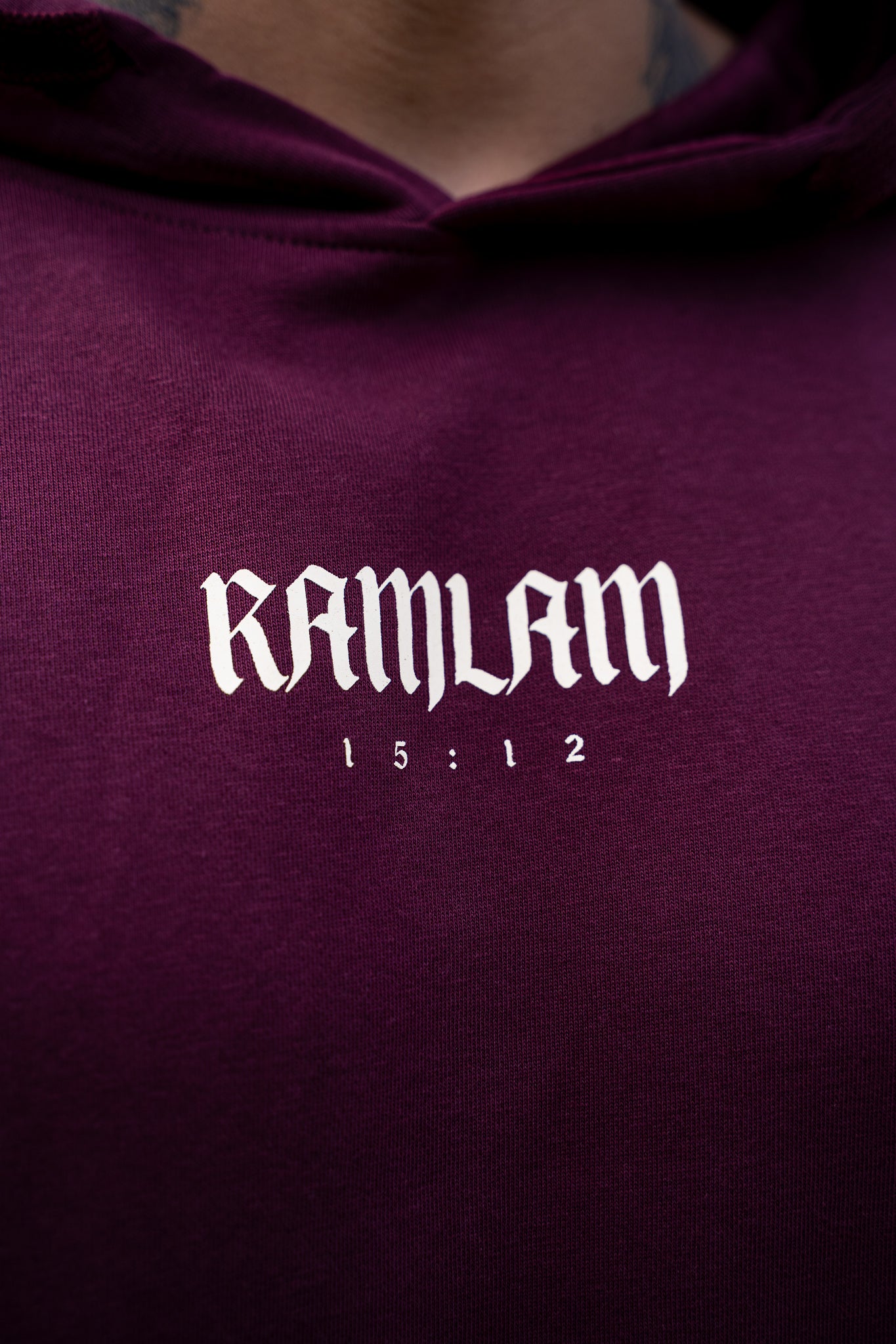 Hoodie regular burgundy
