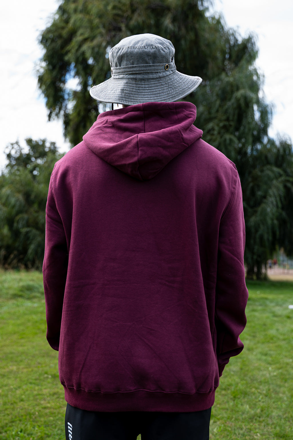 Hoodie regular burgundy