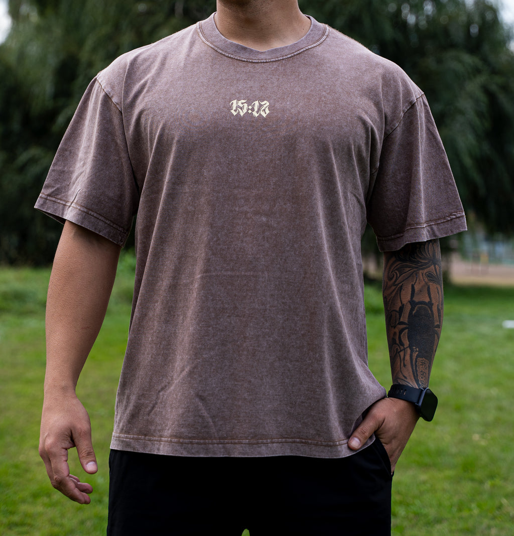 Polera oversize Brown RAW