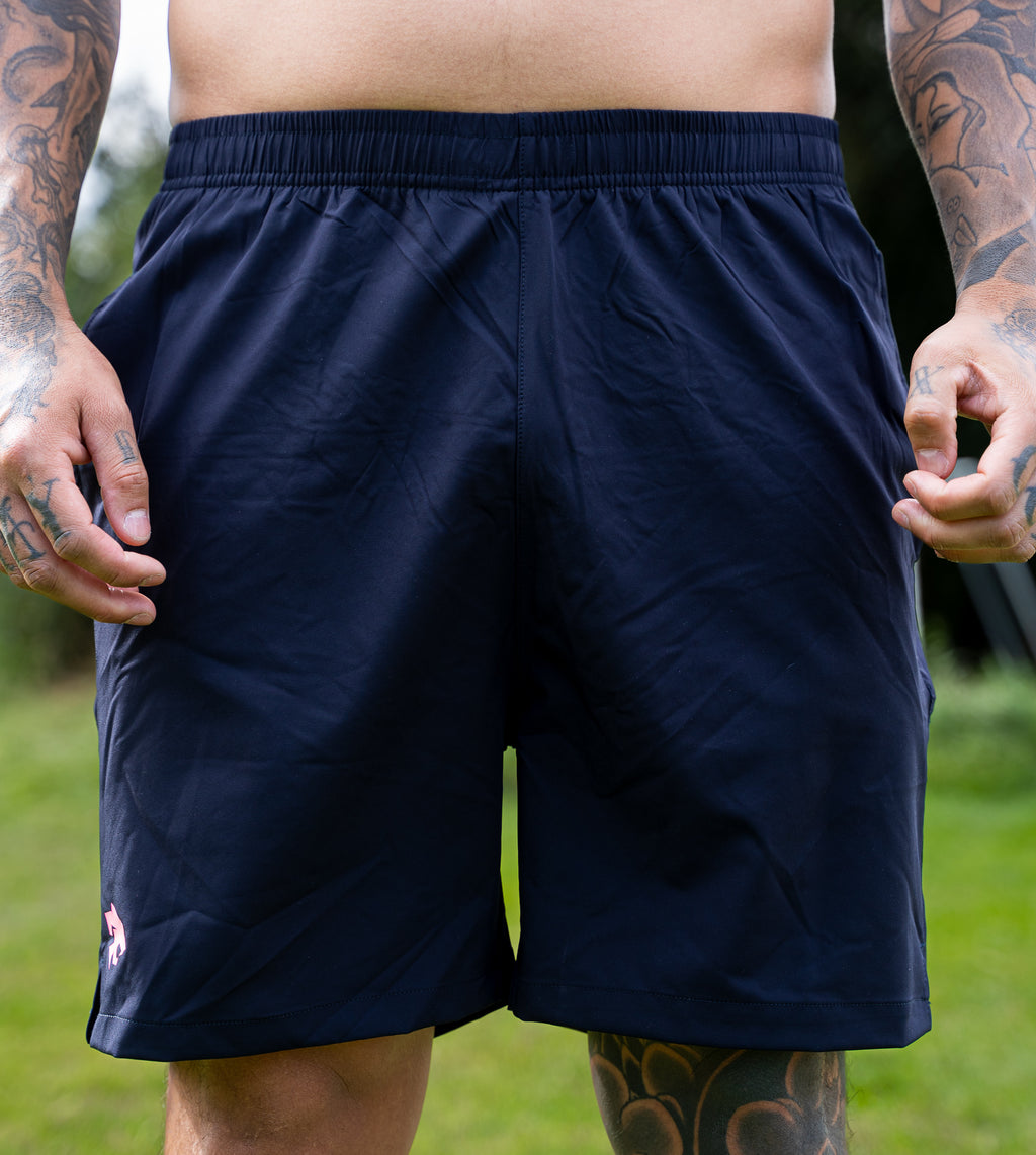 Short 7" Blue/fuchsia