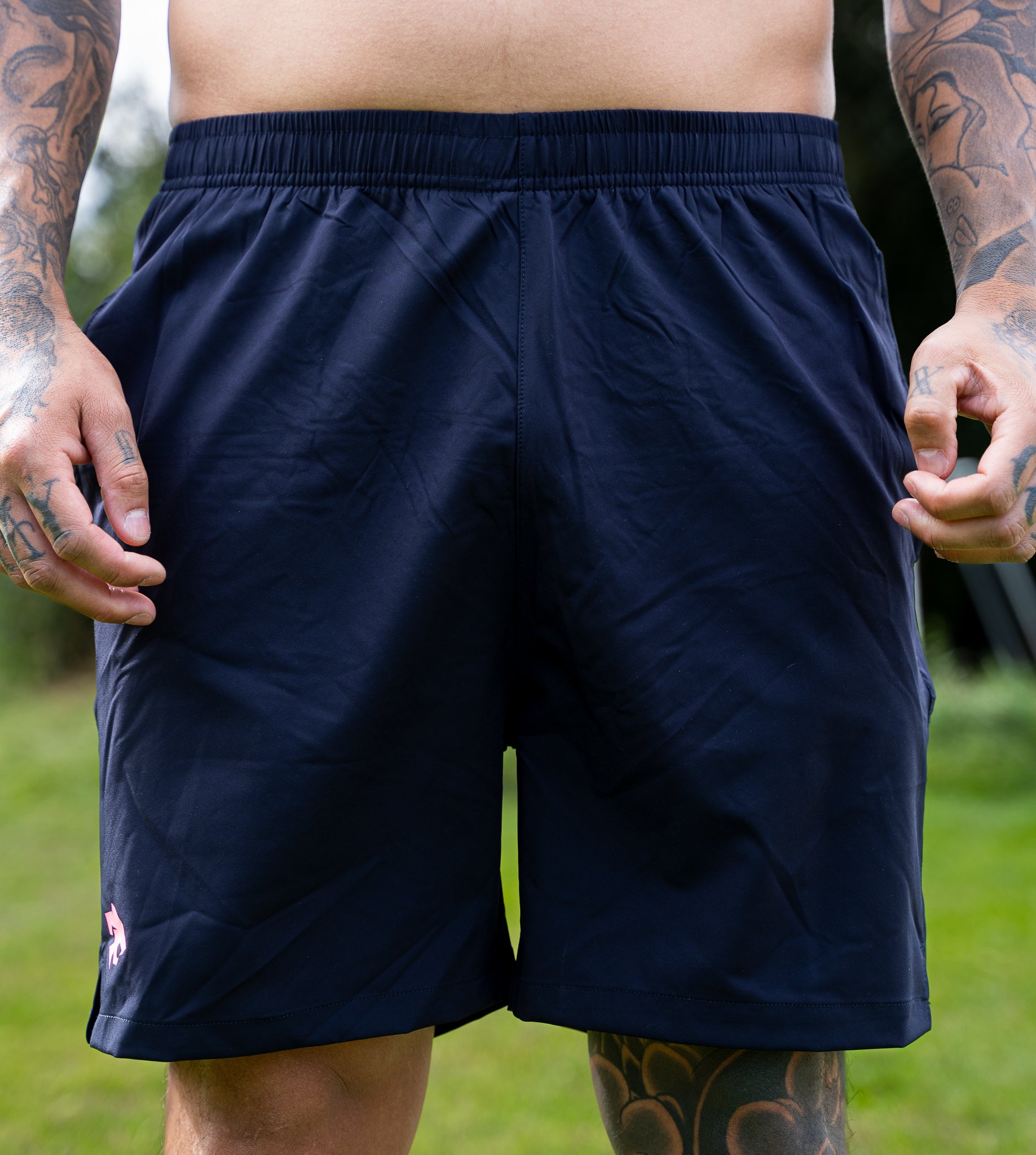 Short 7" Blue/fuchsia