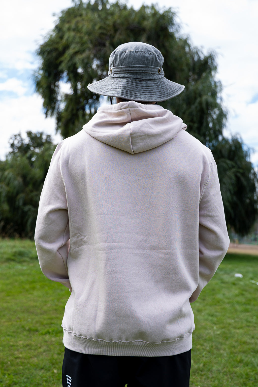 Hoodie regular Beige