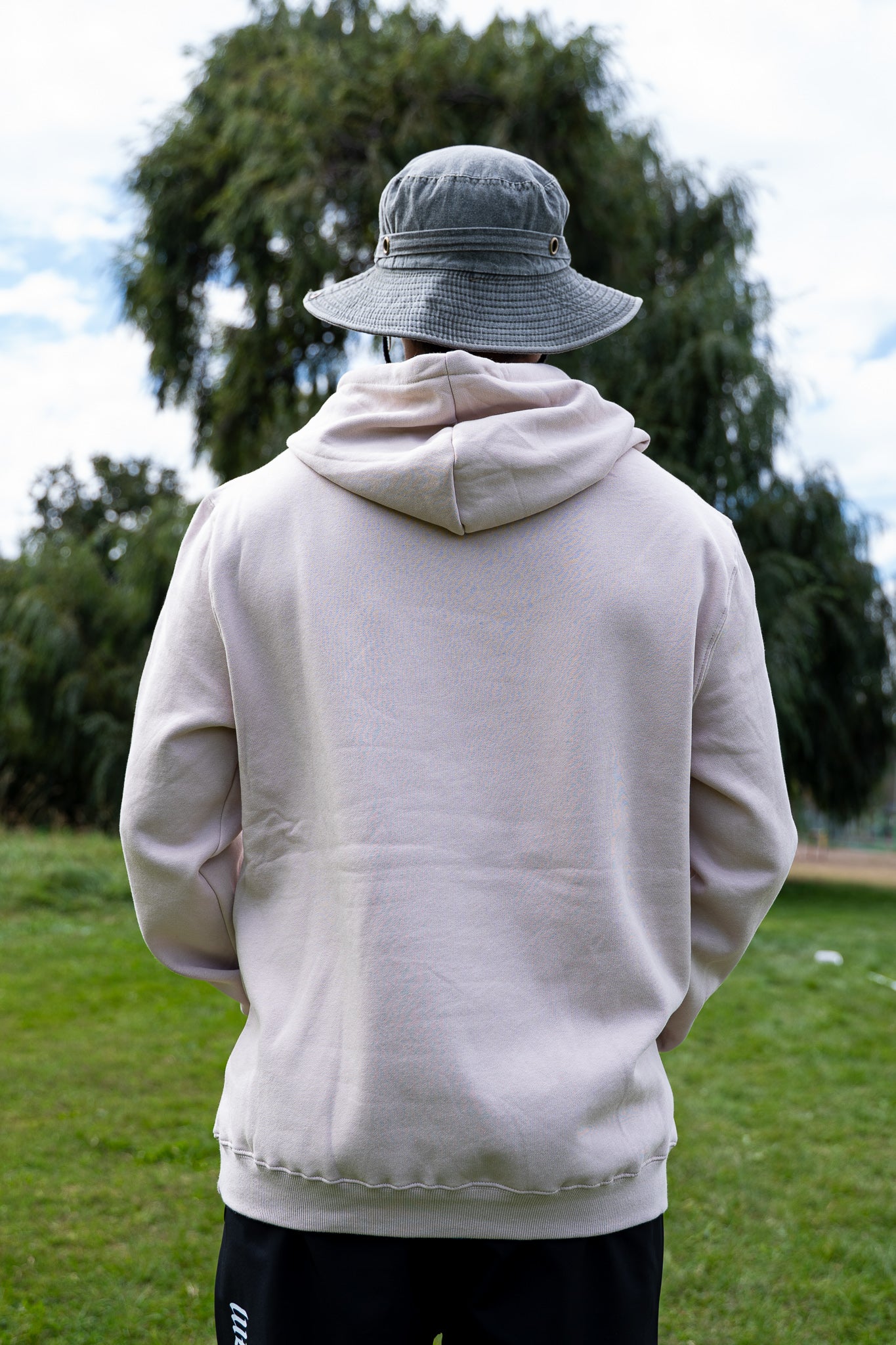 Hoodie regular Beige