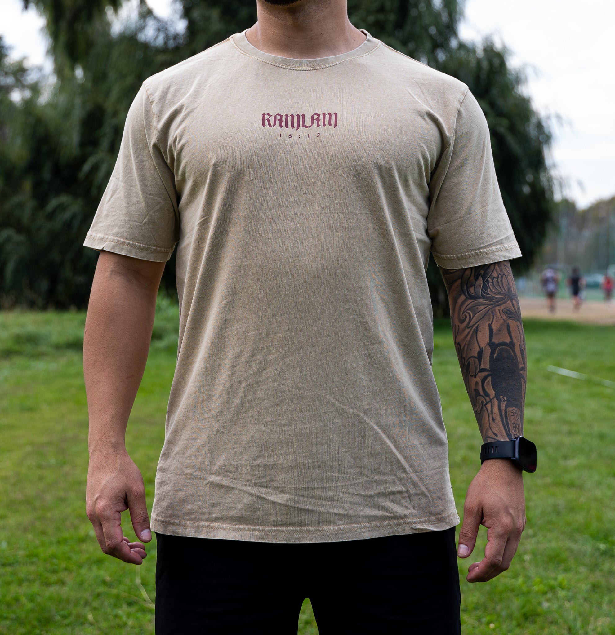Polera regular Beige/Bd A