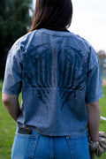 Polera crop oversize Gray-SP